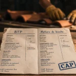 Photo : métiers manuels, atelier et chantier comparés aux métiers de bouche