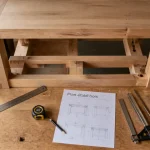etablie en bois plan : hauteur 80 à 96 cm, établi en bois