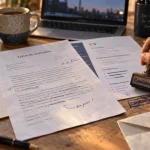 Lettre de motivation en alternance sur table, projet de candidature