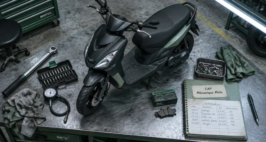 CAP mécanique moto : 2 ans pour apprendre l’entretien, le diagnostic et la réparation