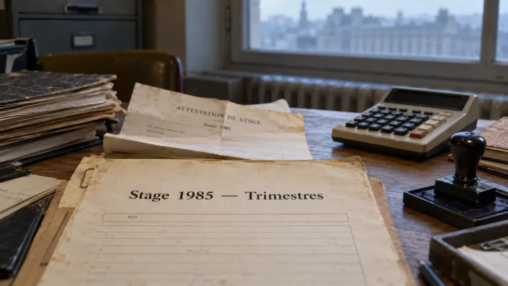 Formation professionnelle en 1985 : 50 jours peuvent valider un trimestre de retraite
